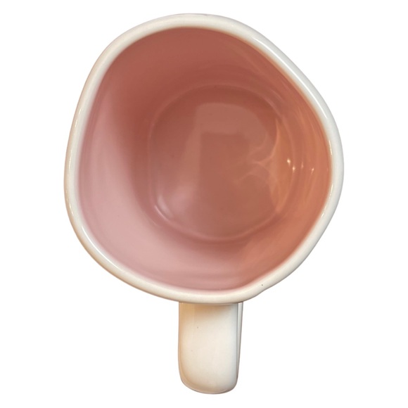 NEW Rae Dunn “Hunny Bunny" Large Ceramic Mug Black Letters 5"T 3.5"W - Picture 4 of 5